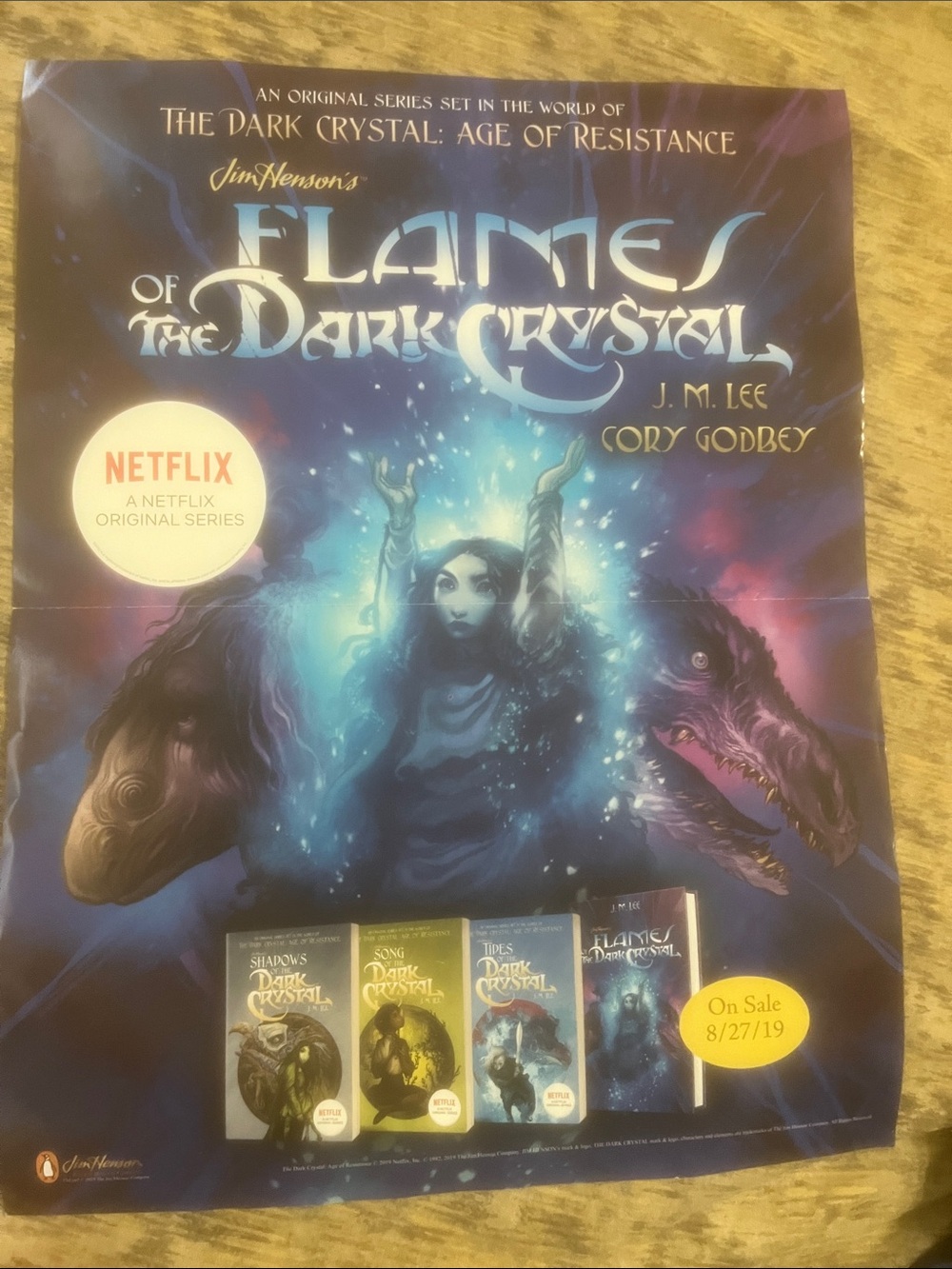 Dark Crystal Poster Jim Henson Flame